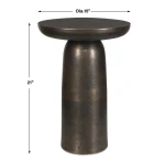 Joppa Indoor-outdoor Accent Table, Golden Dark Bronze - Image 7