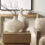 Duostacked Vases, White, S/2 - Image 4