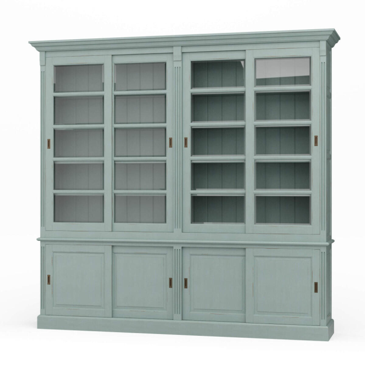 73c22847c5dfc39787183e29d8e0a9fd Hudson 99'' Bookcase W/ Sliding Doors - Image 1