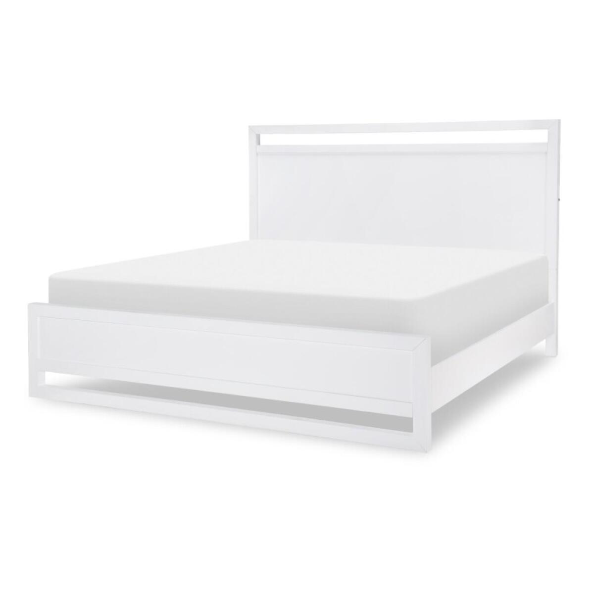 Complete Panel Bed Queen 5/0 White Finish Beds Beds 2 Complete Panel Bed Queen 5/0 White Finish Beds Beds 2