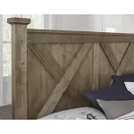 Cool Rustic King X Bed With X Footboard - Image 5