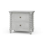 Milano 2 Drawer Bedside Table