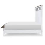 Complete Two Tone Panel Bed Queen 5/0 - Image 4