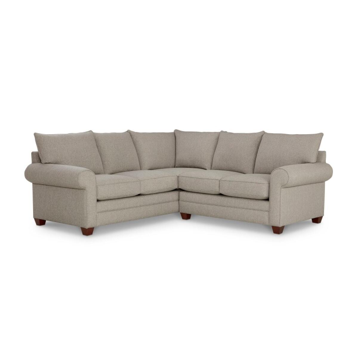 74168f8ab4f6cbf8551ae9da5b4fb1cb Alexander Roll Arm L-Shaped Sectional - Image 1