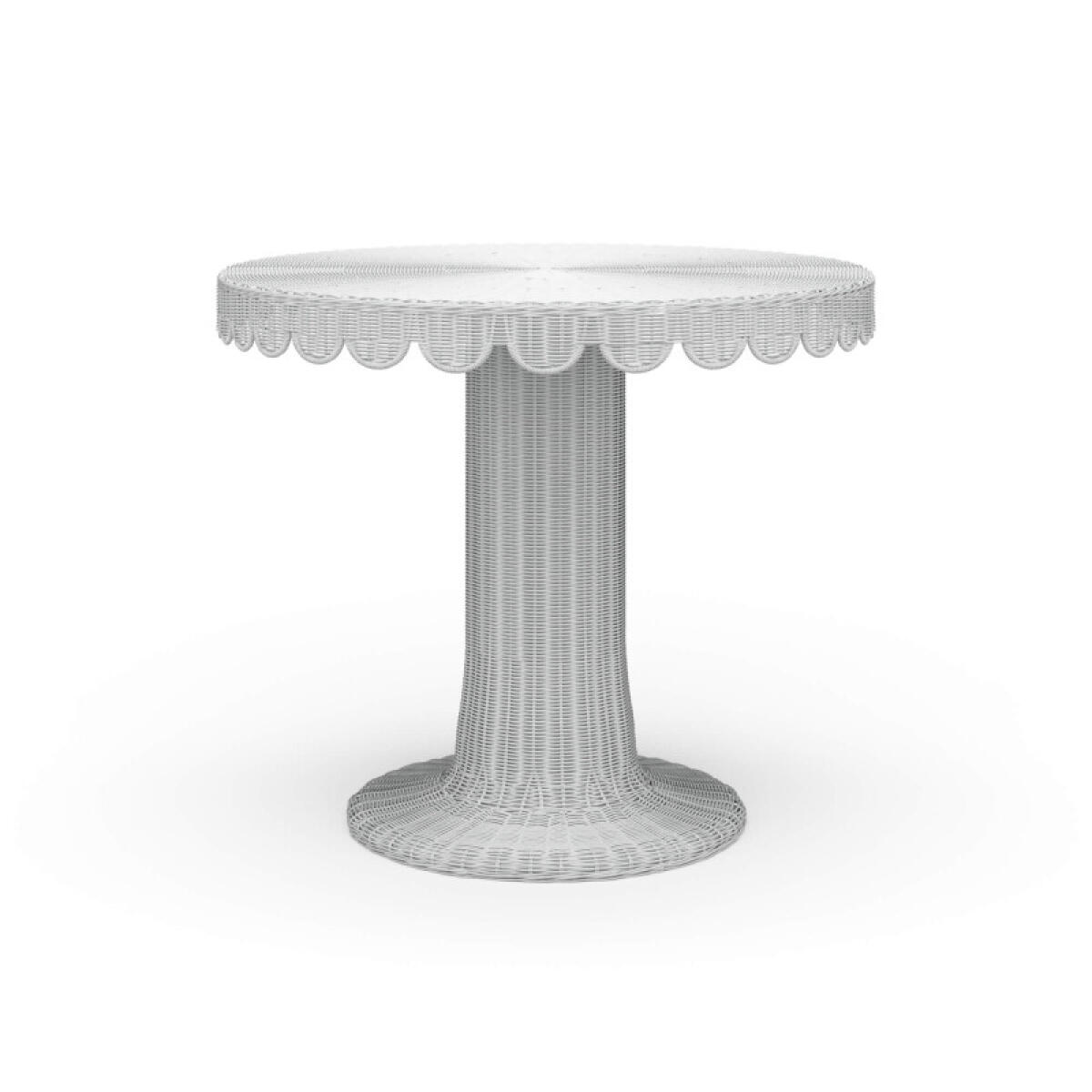 742d3444453ccce1e53d93f71ba38dd2 Scalloped Round Bistro Table - Image 1