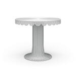 Scalloped Round Bistro Table