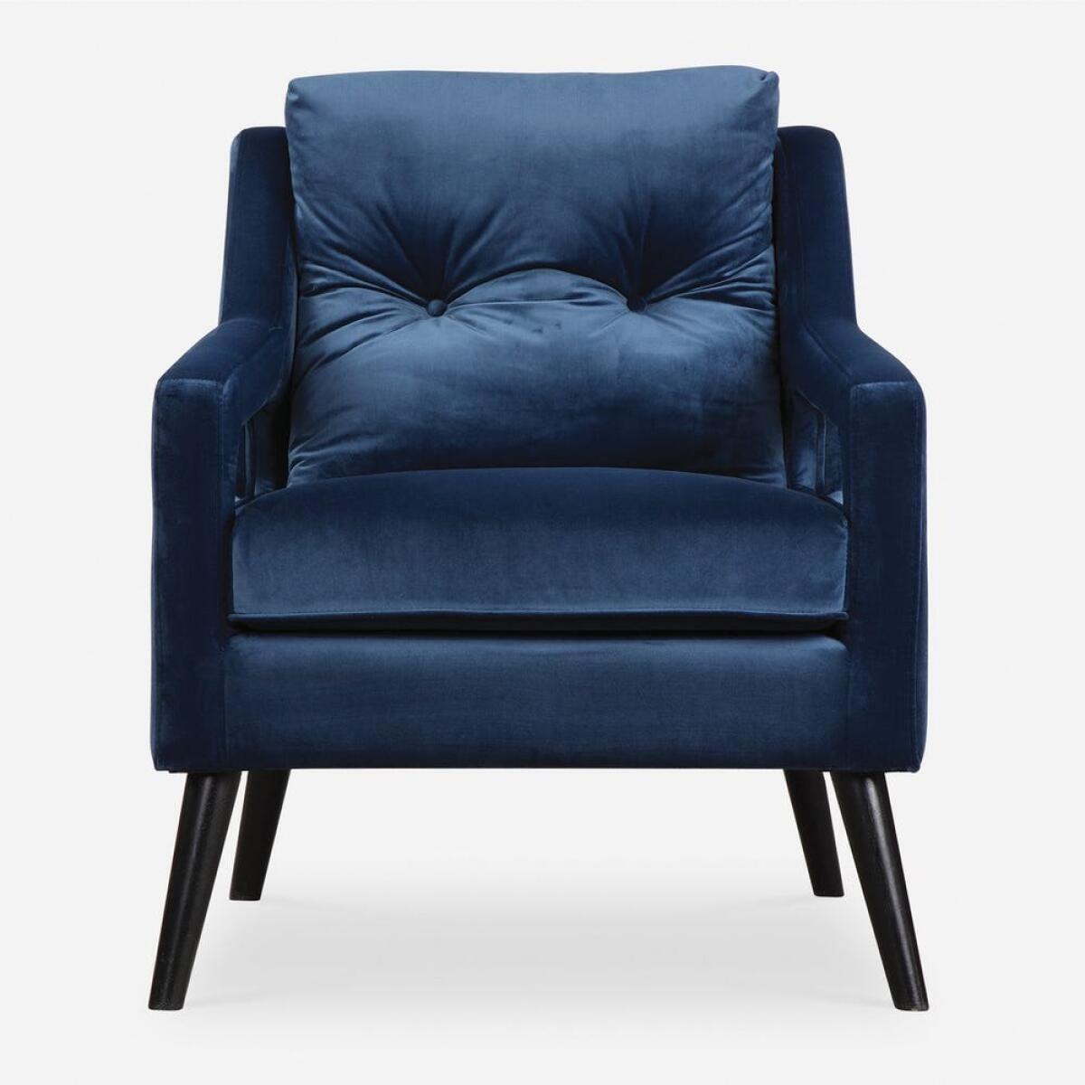7449529123969be3463c5d17b467c57a O'brien Armchair, Blue - Image 1