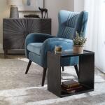 Derwent Side Table, Dark Nickel - Image 4