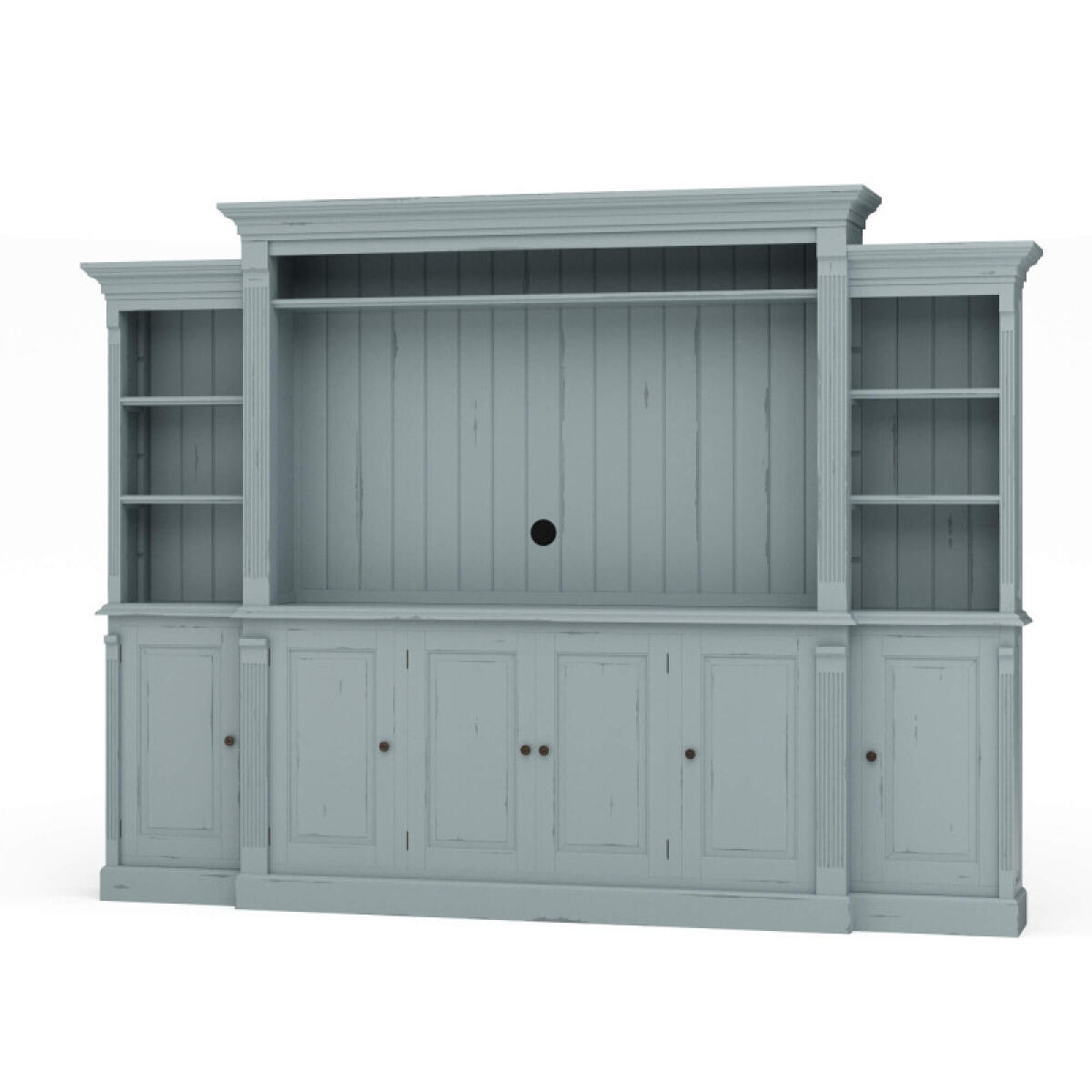 French Hens Media Cabinet Entertainment Stands Blue 2 French Hens Media Cabinet Entertainment Stands Blue 2