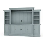 French Hens Media Cabinet Entertainment Stands Blue 21