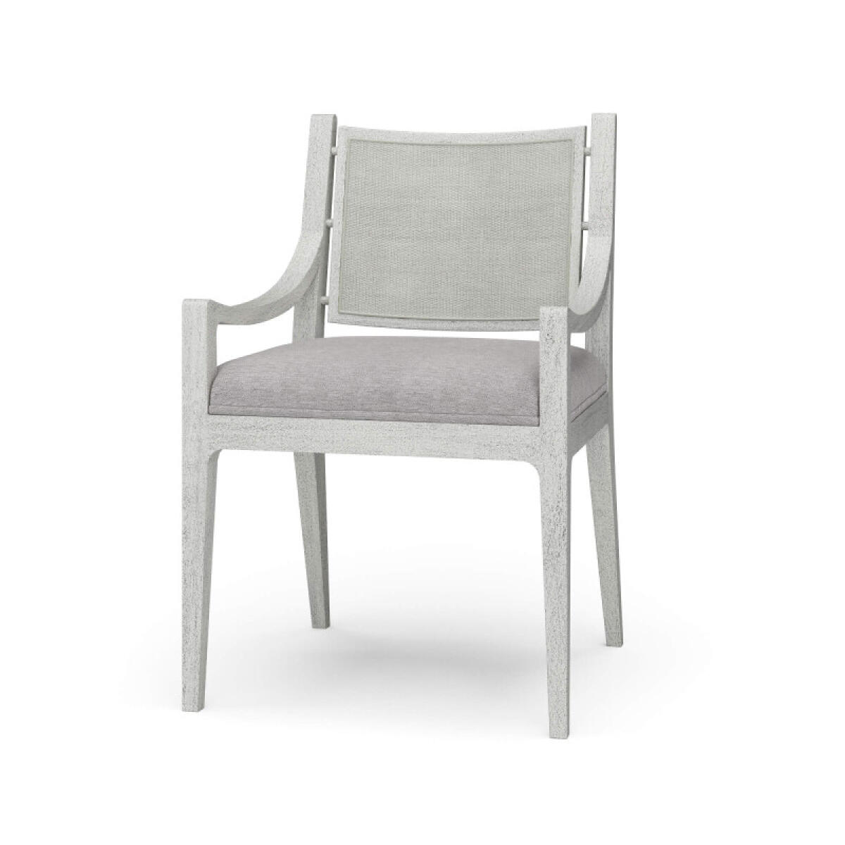 747c71ebcebba7904fd682eaca45d1c2 Milano Dining Chair W/ Upholstered Seat & Rattan Back - Image 1