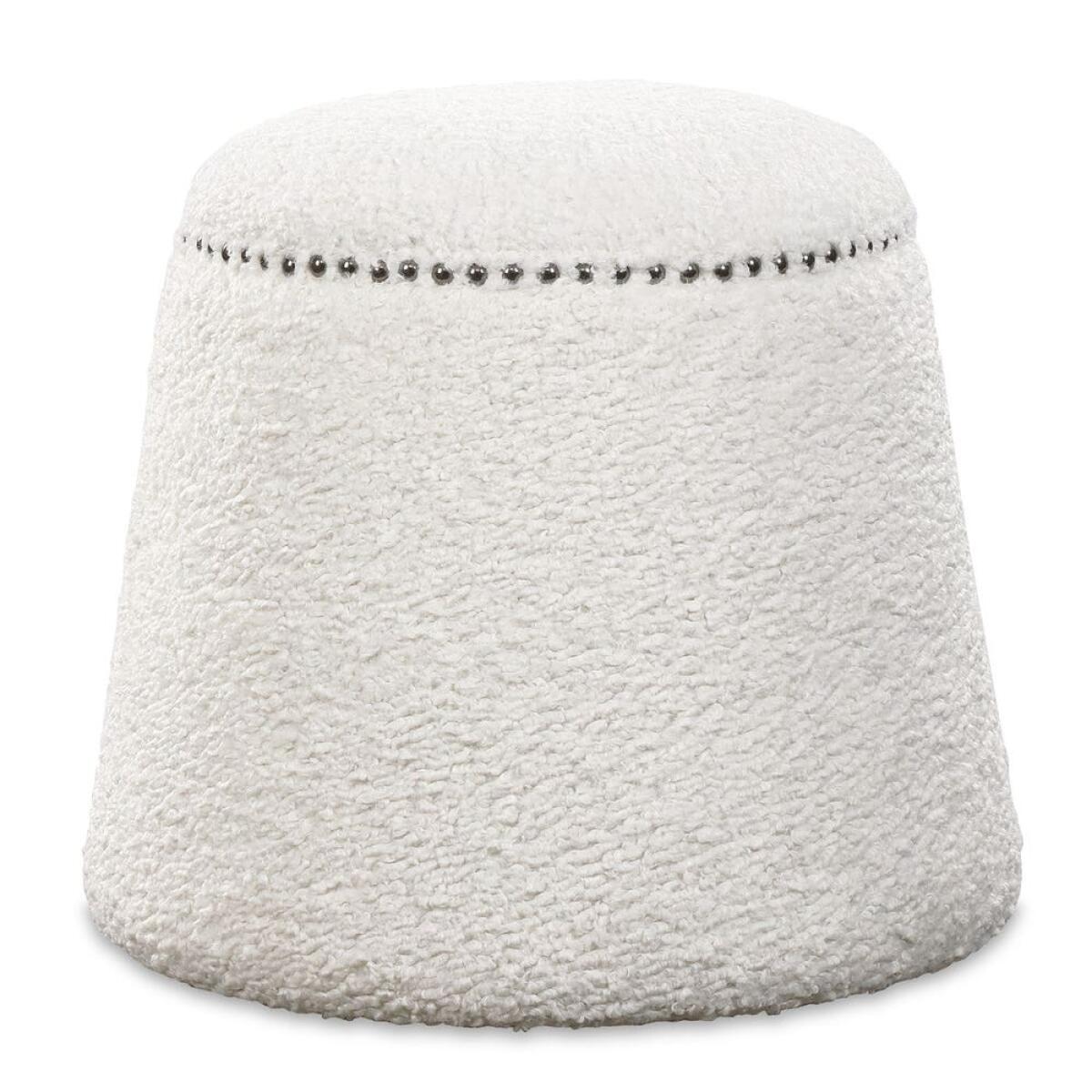 749cf5c63007c5ad9da6626f003c2416 Gumdrop Ottoman, White - Image 1
