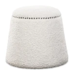 Gumdrop Ottoman, White