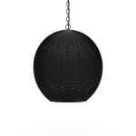 Ball Rattan Pendant Lighting Black 13