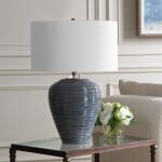Moher Table Lamp Lighting Blue 14