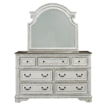 Magnolia Manor King Panel Bed, Dresser & Mirror, Chest - Image 5