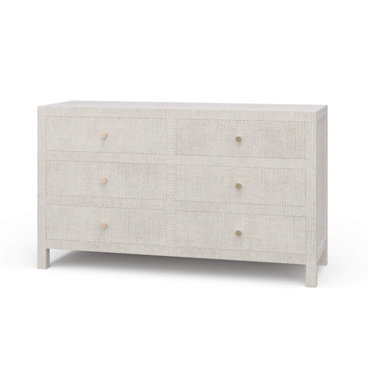 751be2f628e176f98dbe0a02d8bb0915 Kagu 6 Drawer Dresser W/ Rattan - Image 1
