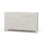 Kagu 6 Drawer Dresser W/ Rattan