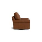 True Custom™ True Custom® Leather Panel Arm Swivel Chair - Image 4
