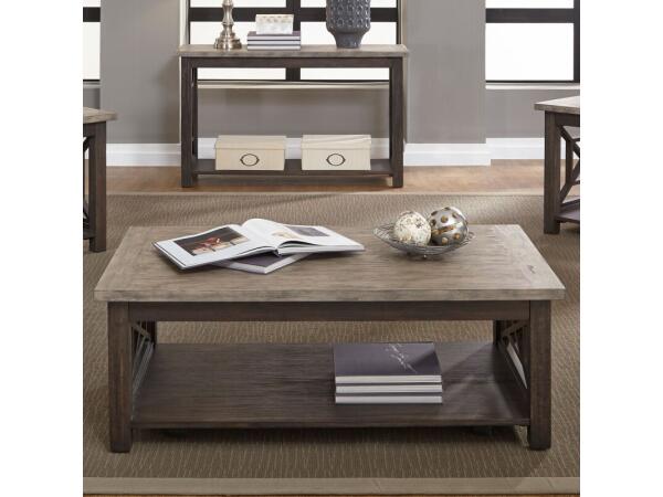 Heatherbrook Cocktail Table Cocktail & Coffee Tables Brown