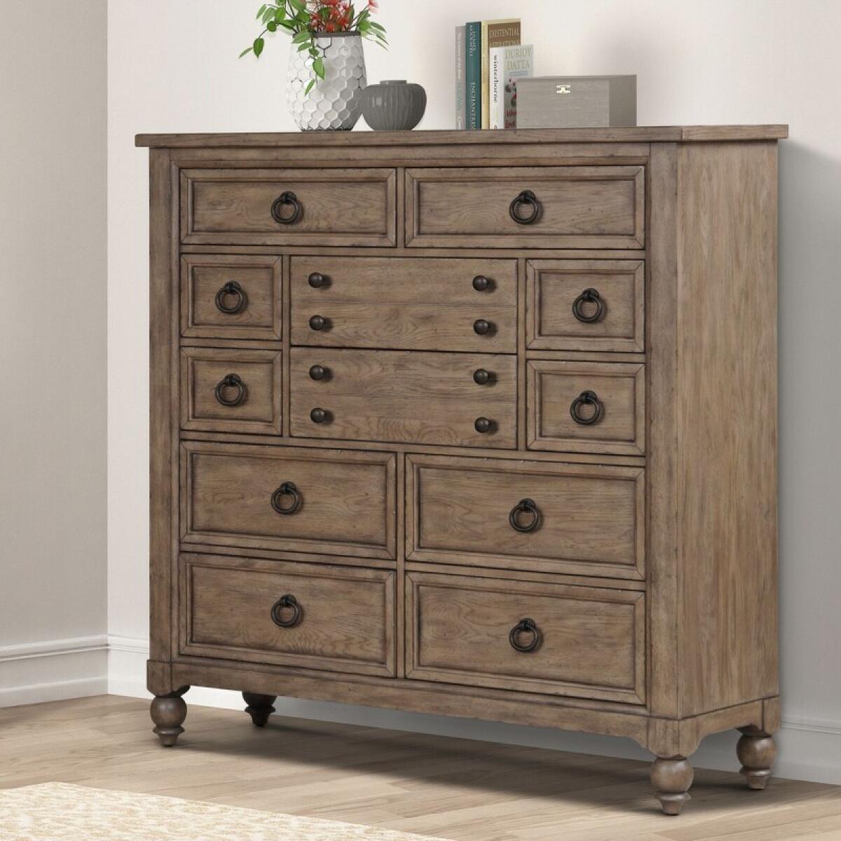 7575b88d04cbafbc58925de4242a5872 Americana Farmhouse 12 Drawer Chesser - Image 1
