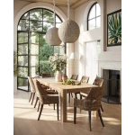 Savanah Rattan Dining Chair W/ Seat Cushion Chairs & Benches Bramble 17