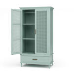 Jamison Wardrobe W/ Rattan Door