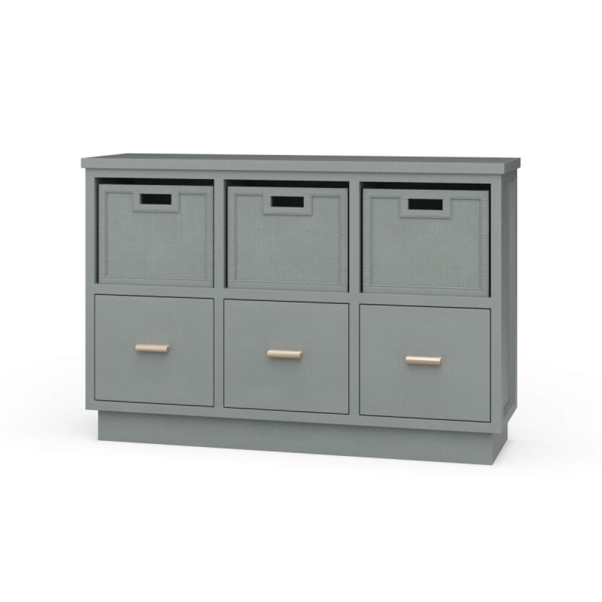 75a19647ce18d2ce3f3cbd87aa5c08d6 Dakota Storage Unit W/ 3 Drawers & Rattan Baskets - Image 1