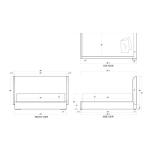 Luxor Upholstered Bed - Image 4