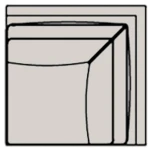 202 Reece Stationary Sectional with Two-Piece Back - Image 11