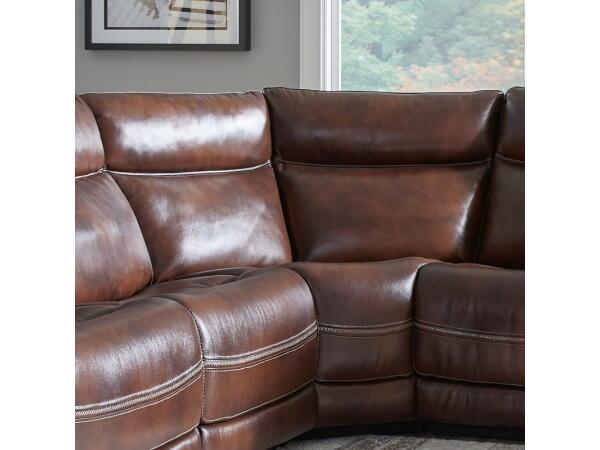 Blair Corner Wedge – Cognac Sectional Parts Brown