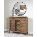 Door Drawer Chest Vintage Pine / Ironwood 3270-2400 - Image 7