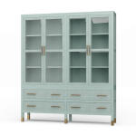 Kagu 4 Door Tall Cabinet W/ Premium Rattan