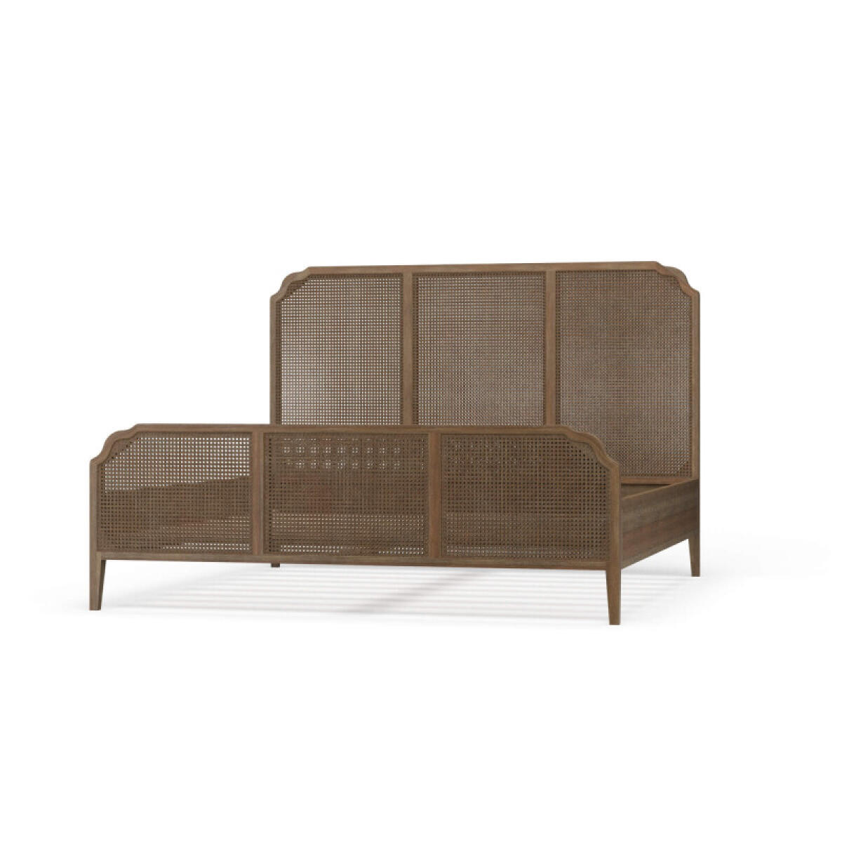 76271deb0ff38bd0373dfec6988bb2fd Marisol Bed W/ Rattan - Image 1