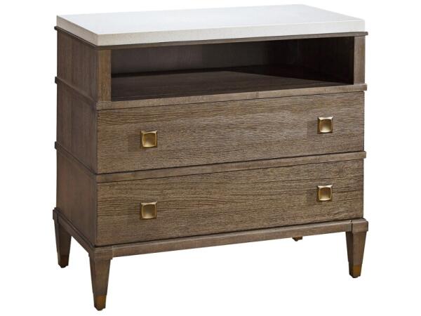 Playlist Two Drawer Nightstand Nightstands Brown 15