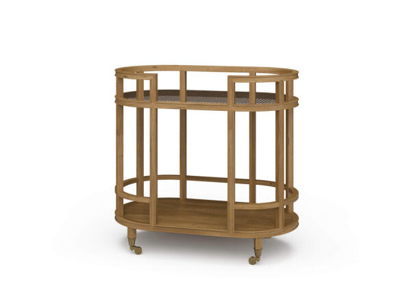 Cohan Barcart Bar Furniture Antique French Oak