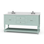Cottage Master Vanity W/ Sink & Marble Top