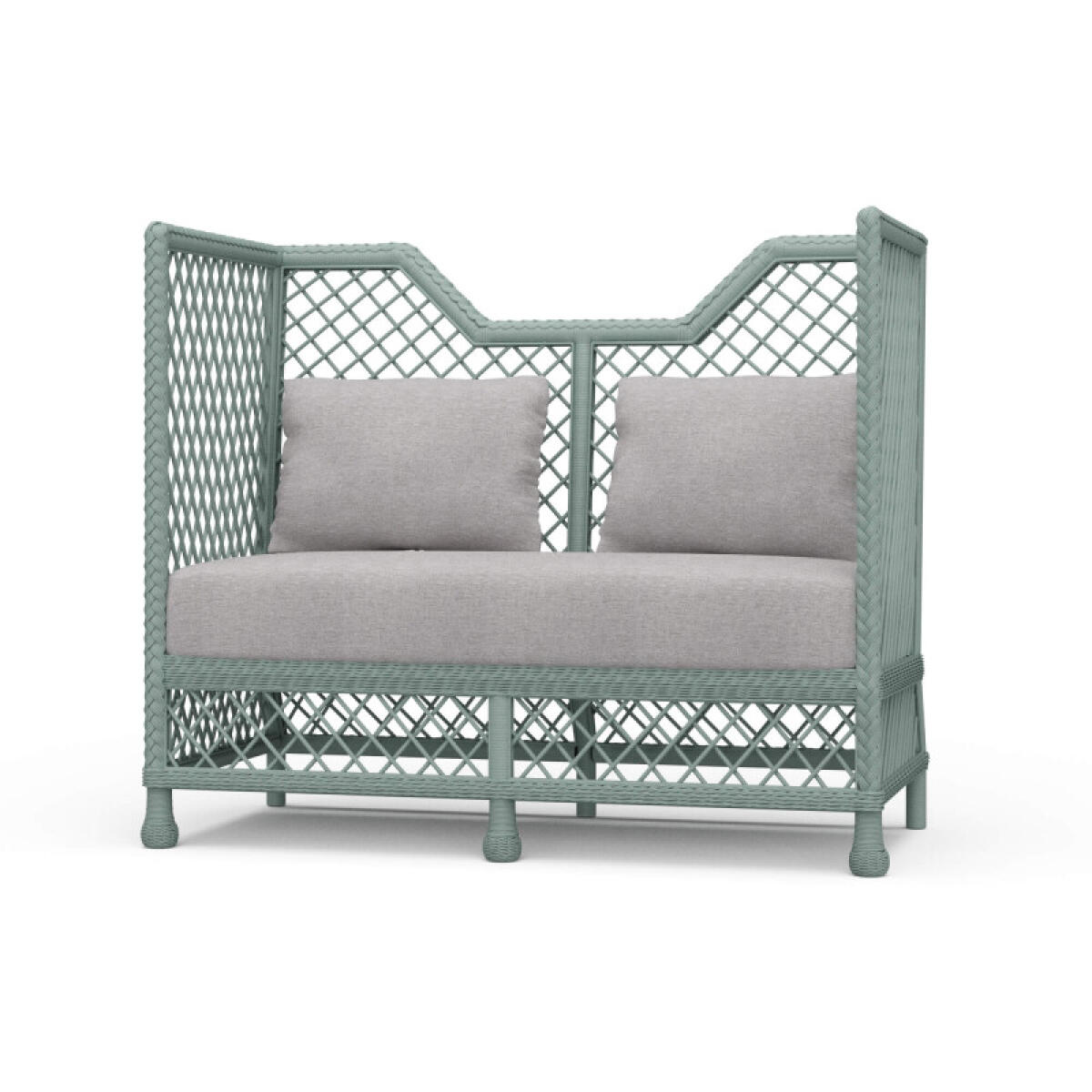 764d71870f560da8778df05c0c5db5cf Rabana High Back Rattan Loveseat - Image 1