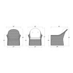 Nantucket Rattan Chair - Image 7