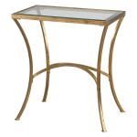 Alayna End Table, Gold - Image 4