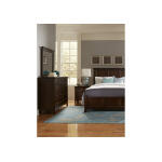 Bonanza Full ,Queen, & King Mansion Bed - Merlo Finish - Image 4