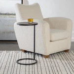 Brunei Accent Table, Nickel - Image 6