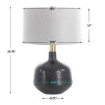 Flanagan Table Lamp Lighting Black 15