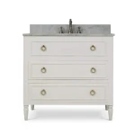Cholet Single Vanity W/ Sink & Marble Top - Image 6