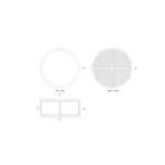 Cohan Coffee Table Small W/ Rattan - Image 8