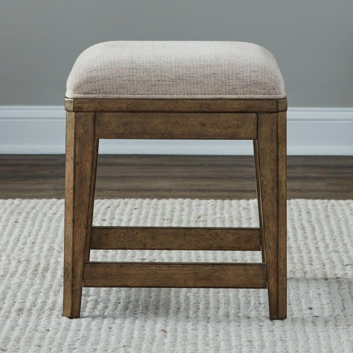 77ca44e6c89fd1971576dc9754d24a7d Carolina Park Uph Console Stool - Image 1