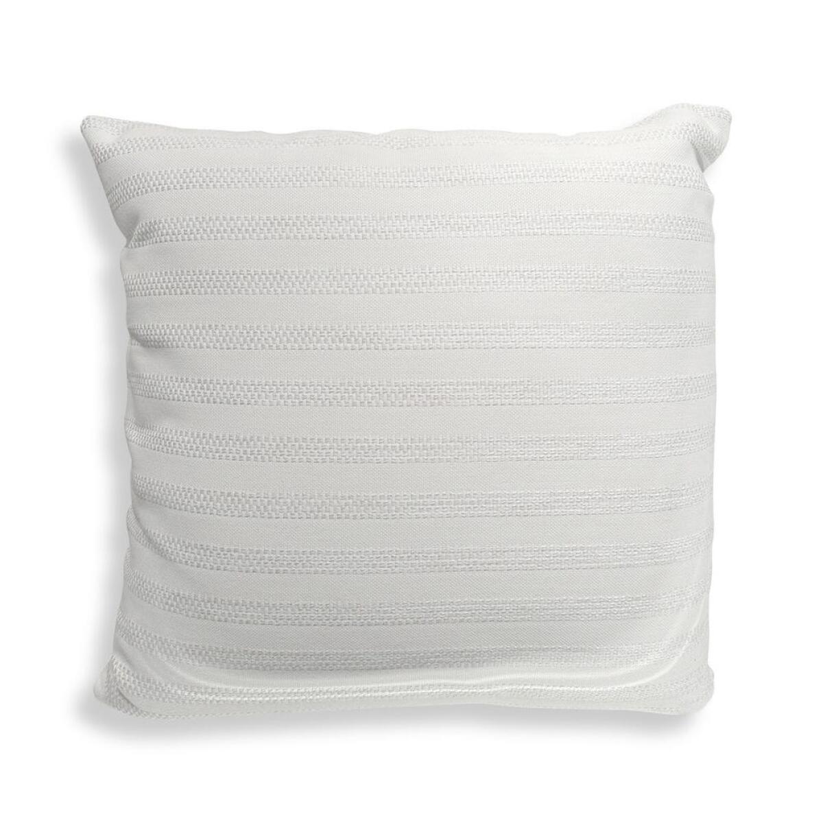 77d62827577b6ee1a6632784de30c648 Basket Stripe Outdoor Pillow - Ivory - Image 1