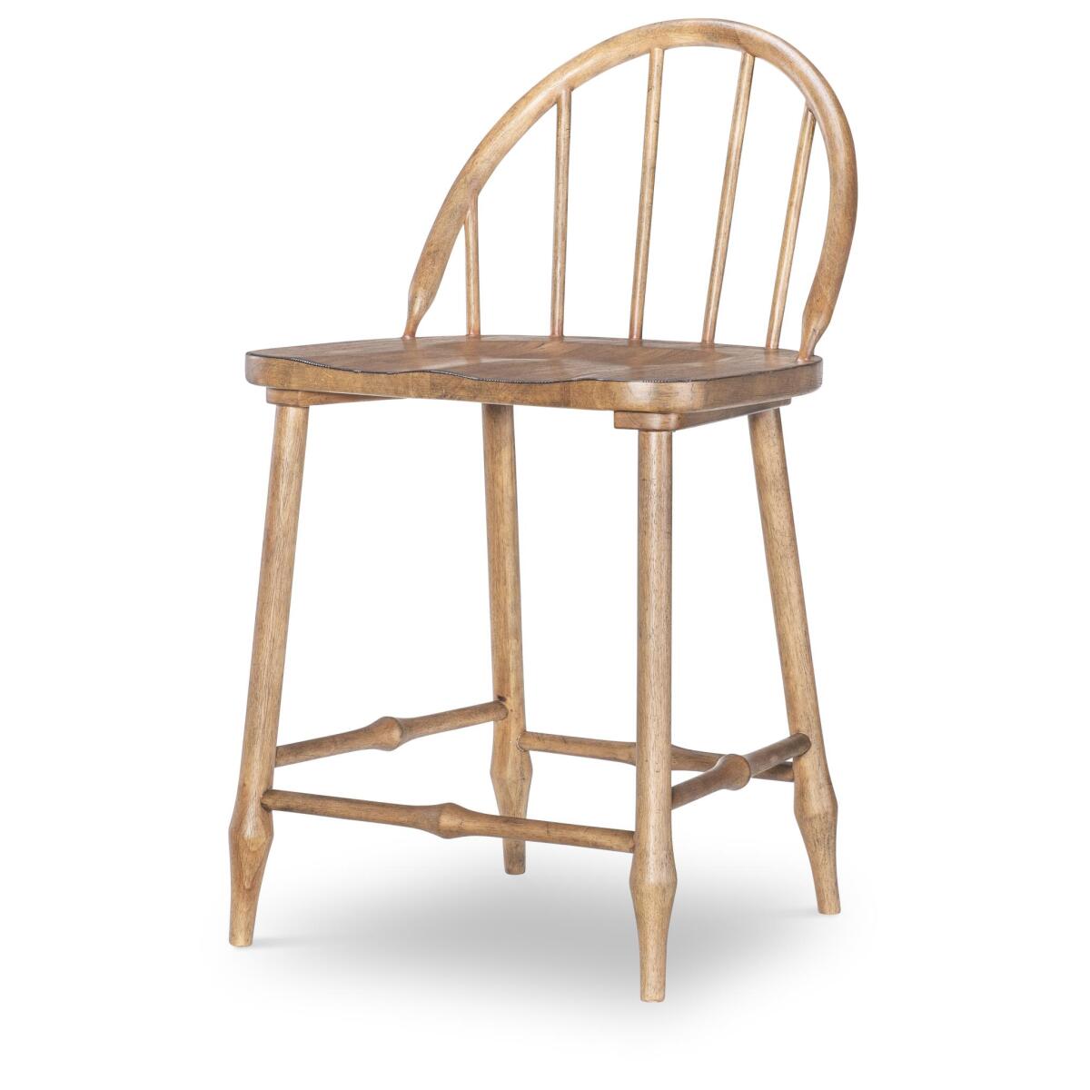78105b73e7c04dfbc51bda8c36e3324c Windsor Counter Height Chair Barnwood Oak CLH4010-745 - Image 1