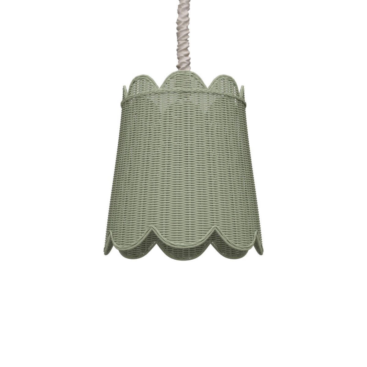 782d6a7012fe15479265b860f938d51a Scalloped Rattan Pendant - Image 1