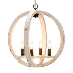 Jolla Wood Sphere Pendant Light